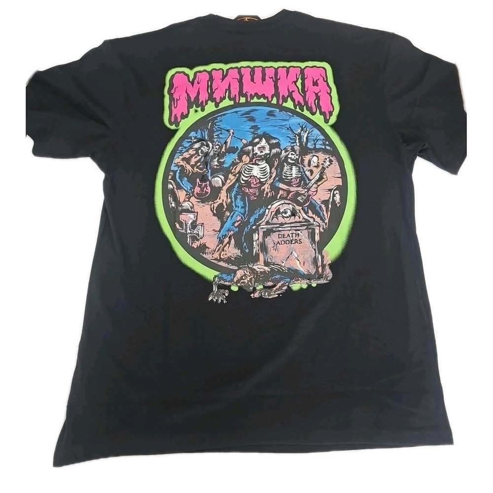 Mishka Death Adders Graphic Print Black T-Shirt Streetwear‎ Style